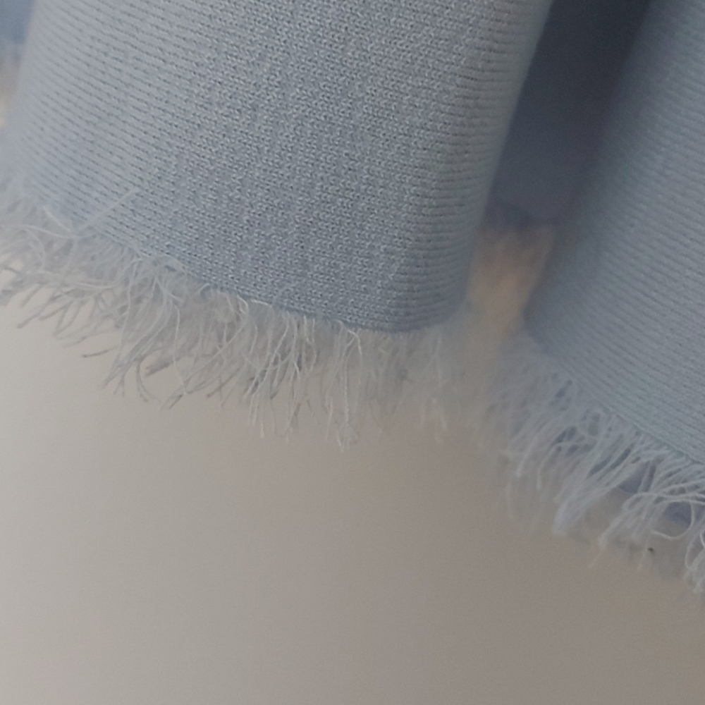 Periwinkle tiered fit and flare bandage skirt - Picture 2 of 3